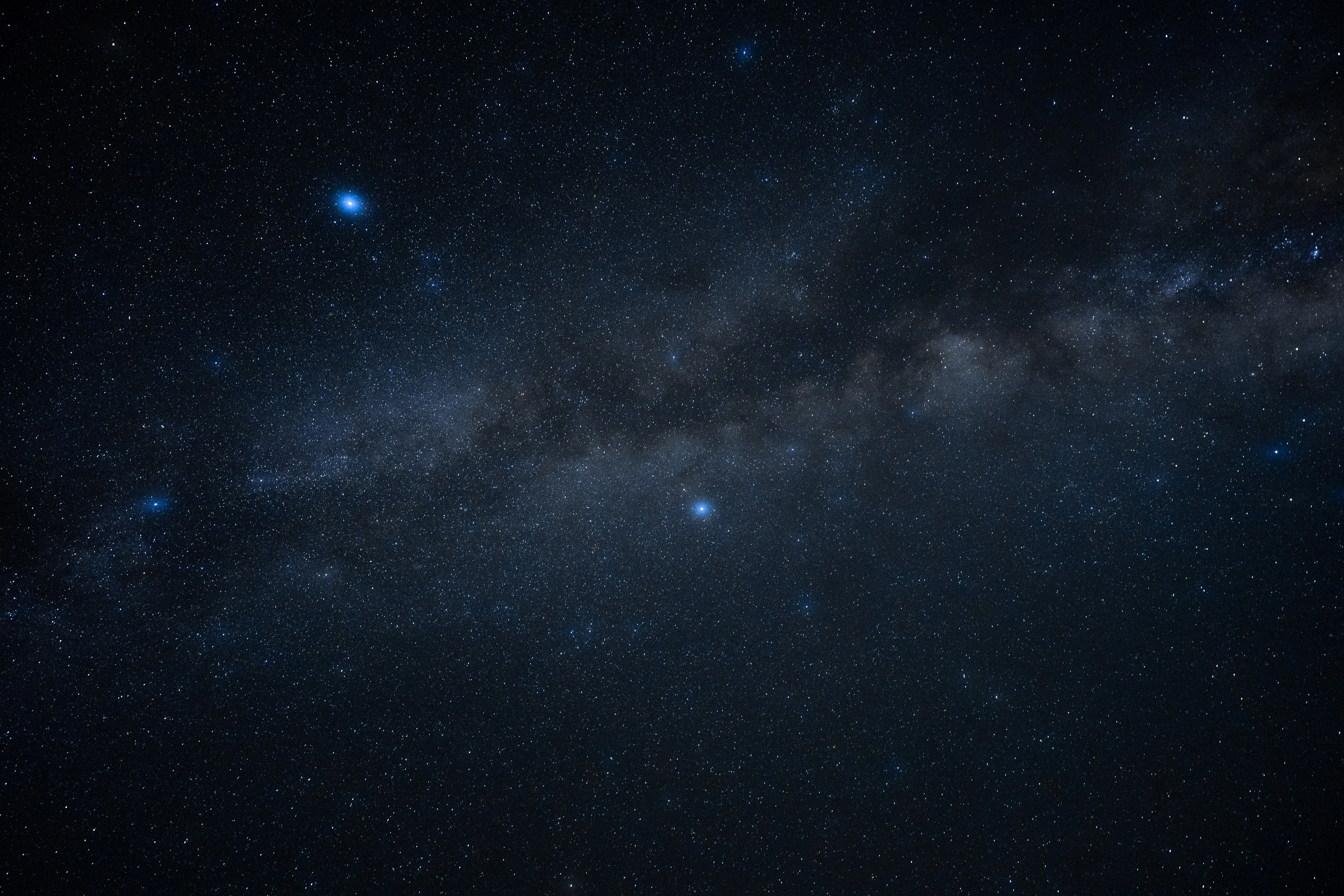 The Milky Way stretched wide above Waimea Canyon